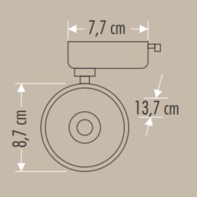 Cata CT-5315 33W Venüs Led Ray Spot Armatür 6000K Beyaz Işık - 2