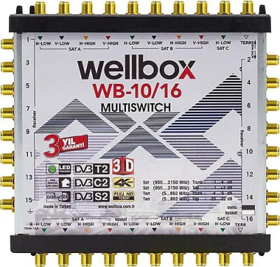 Wellbox 10/16 Multi Switch Sonlu Kaskatlı - WELLBOX