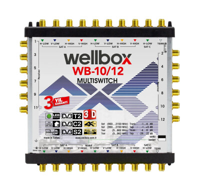 Wellbox 10/12 Multi Switch Sonlu Kaskatlı - WELLBOX
