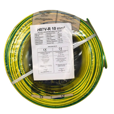 Hes Nya Kablo 10 mm² Sarıyeşil ( H07v-R ) - HES Kablo