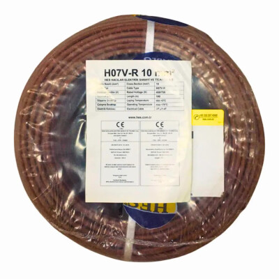 Hes Nya Kablo 10 mm² Kahverengi ( H07v-R ) - HES Kablo