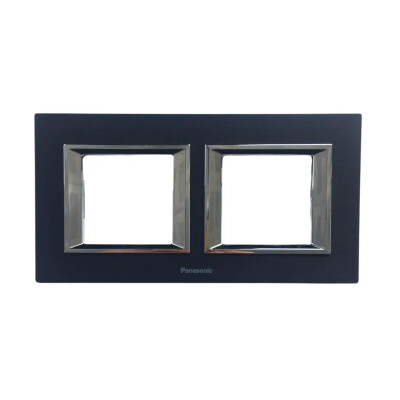 Viko Panasonic Thea Ultima Eloxal Siyah 2x2M Çerçeve - Thea/Panasonic