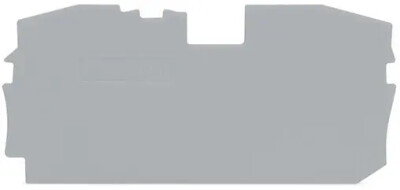 Wago 2016-12xx için sonlandırma plakası, gri - Wago