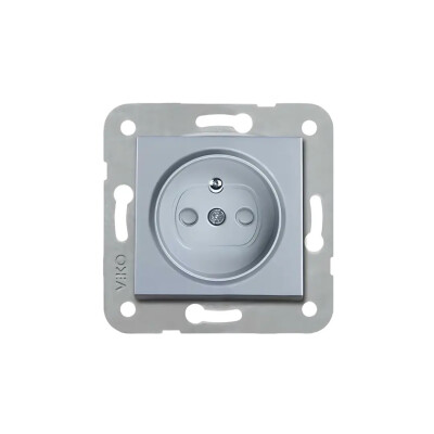Artline Novella/Trenda Gümüş Ups Priz Kapak (Mekanizma Hariç) - Viko Artline