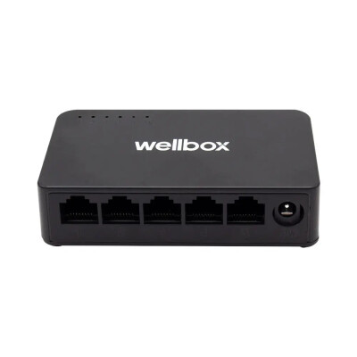 Wellbox Hızlı Ethernet Switch 5 Kanal 10-100 Mbps - WELLBOX