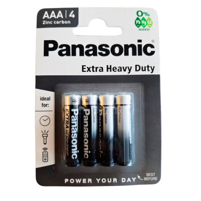 Panasonic Manganez Shrink AAA İnce Kalem Pil 4'lü Paket - Panasonic
