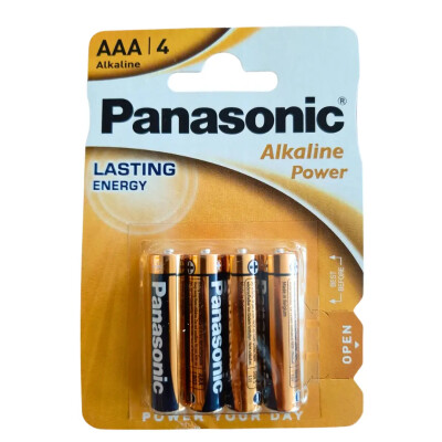Panasonic AAA Alkalin Power İnce Pil 4'lü - Panasonic