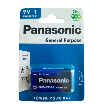 Panasonic Manganez Shrink 9V Pil - Panasonic