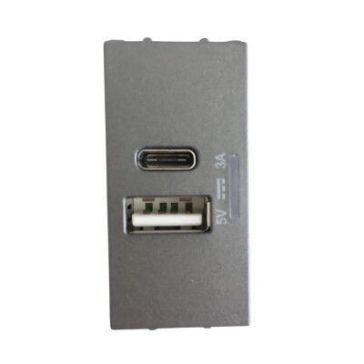 Thea Panasonic Modüler Füme Usb Type A+C 5V 3A Mekanizma - Thea/Panasonic