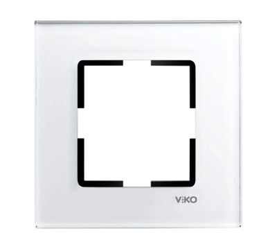 Artline Novella Cam Düz Beyaz Tekli Çerçeve - Viko Artline