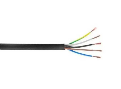 Ünal 5x25 mm² TTR Kablo Siyah H07VV-F - Ünal