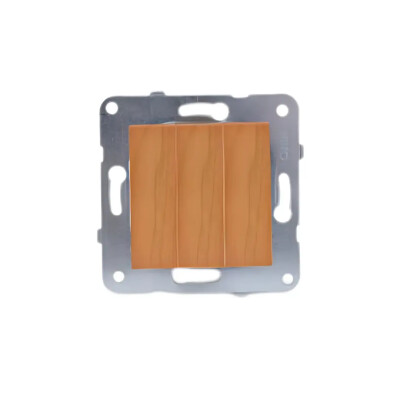 Novella Trenda Kayın Üçlü Anahtar Düğme - Viko Artline