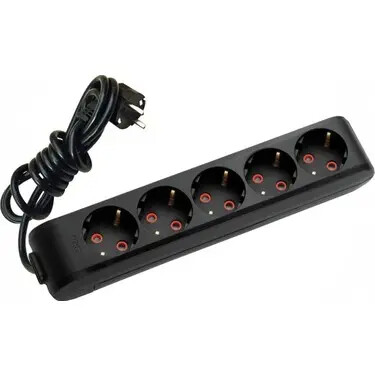 Viko Multi-Let Beşli Grup Priz Topraklı 2 Metre Siyah (Çocuk Korumalı) 90133502 - Viko