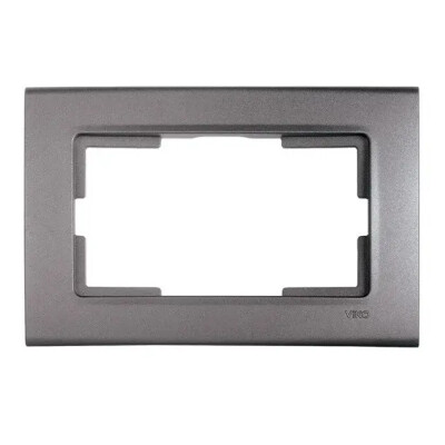 Viko Linnera Life Granit Grisi İkili Priz Çerçeve 90482007 - Viko