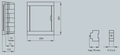 Viko Sıva Altı Sigorta Kutusu 16-lı Halogen Free 90912416 - 2
