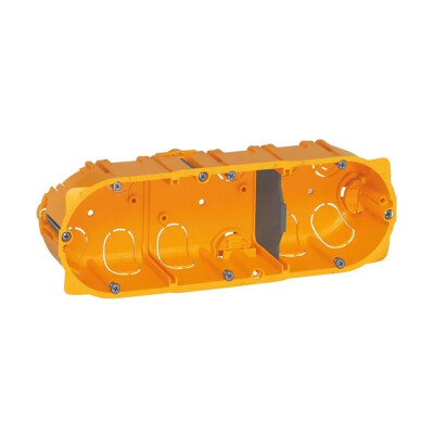 Legrand Batibox Alçıpan Buat Üçlü 6/8Modül Derinlik:40mm 080043 - Legrand