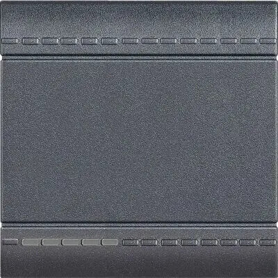 Bticino Sembolsüz Tuş Kapağı 2M Antrasit - Bticino