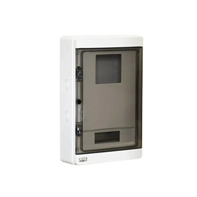 Çetinkaya 335x520x135 1 Trifaze Sayaç Kutusu Şeffaf Kapaklı 15 Sigortalı - Çetinkaya