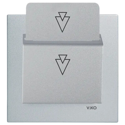 Novella Trenda Gümüş Gecikmeli Switch Energy Saver Üst Modül 230V - Viko Artline