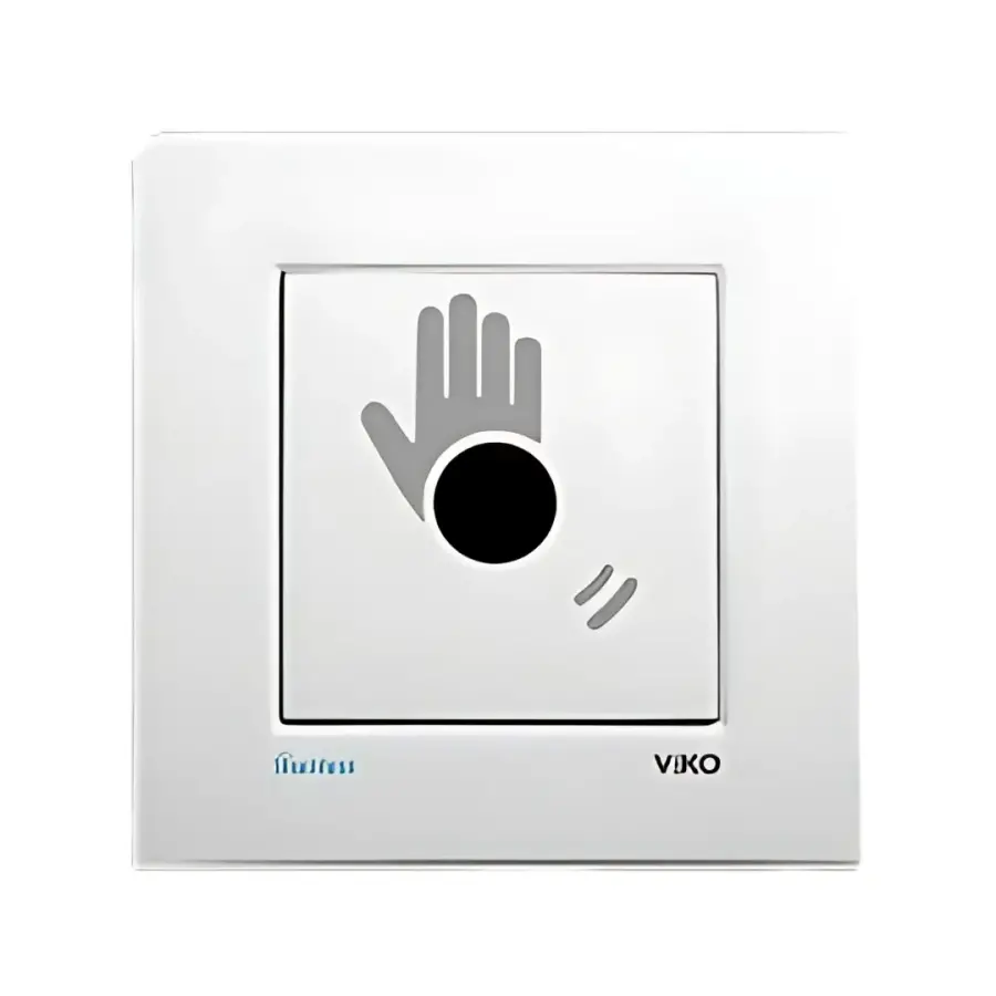 Viko Karre Meridian Beyaz Temassız Anahtar Mekanizma Düğme Kapak 90961083
