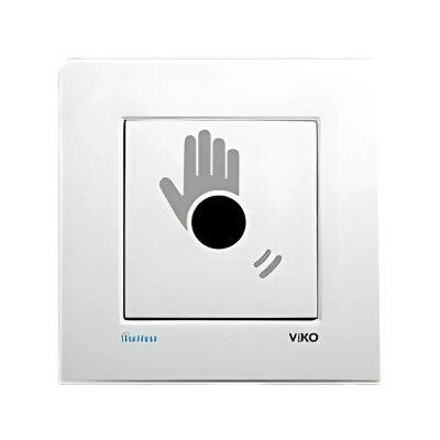 Viko Karre Meridian Beyaz Temassız Anahtar Mekanizma Düğme Kapak 90961083 - Viko