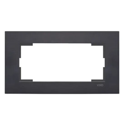 Artline Novella Eloxal Siyah İkili Sıvaaltı Çerçeve - Viko Artline