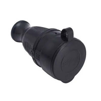 BYLION KDP-F Siyah 1x16 Kauçuk Monofaze Uzatma Priz IP44 F Tipi - BYLION