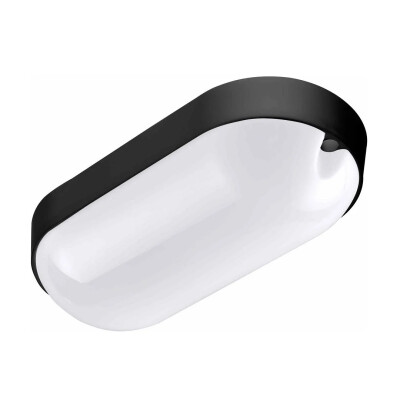 Işıldar 15w Led Area Oval Aplik Armatür Siyah - Işıldar