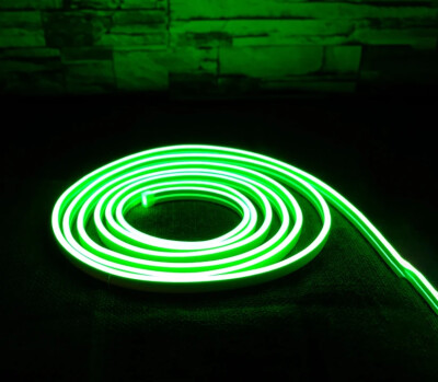 ACK AS03-00605 10W/mt 12V Neon Hortum Led Yeşil Işık IP65 - ACK