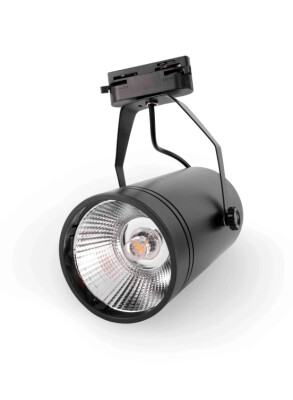 ACK AD30-01901 30W Led Monofaze Ray Armatürü Siyah COB 3000K Günışığı - ACK