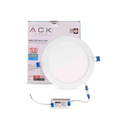 ACK AP01-01810 18W Yuvarlak Led Spot Panel Sıva Altı Armatür 4000K Sıcak Beyaz - 2