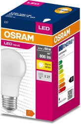 Osram Value CLA60 8,5W/827 E27 Ampul - 2
