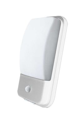ACK AH07-05330 20W Sensörlü Led Duvar Apliği Beyaz Kasa 6500K Beyaz Işık IP44 - 1