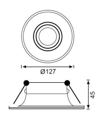 Jupiter JH684 B Hareketli Spot Beyaz Kasa - 2