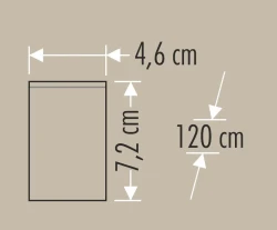 Cata CT-9081 60W 120CM Linear Armatür Günışığı 3200K - 2