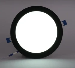 ACK AP01-01831 18W Sıva Altı Yuvarlak Led Spot Panel Armatür 6500K Beyaz Işık Siyah Kasa - 3