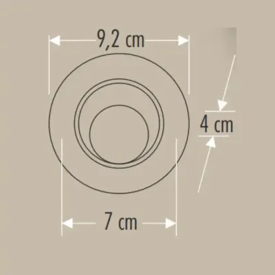 Cata CT-5252 7W Akik COB LED Armatür Saten Beyaz - 2