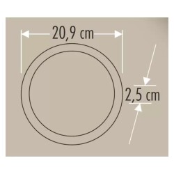 Cata CT-5235 18W Sıva Üstü Led Panel Siyah Kasa 6400K Beyaz Işık - 2