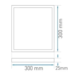 ACK AP21-23330 15W 30x30 cm Sıva Altı Clip In Backlight Led Panel 6500K Beyaz Işık - 3