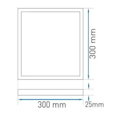 ACK AP21-23330 15W 30x30 cm Sıva Altı Clip In Backlight Led Panel 6500K Beyaz Işık - 3
