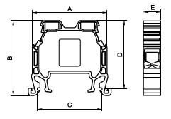 Onka 1002 MRK 1.5mm2 Vidalı Ray Klemens Gri - 2