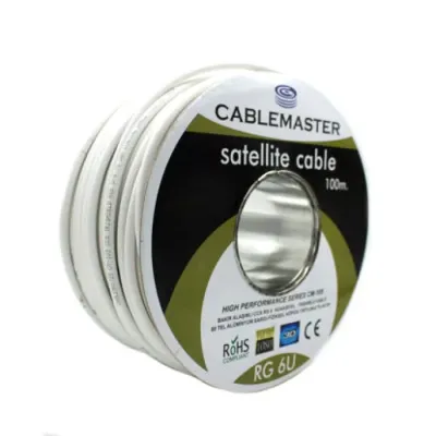 Cablemaster CM-105 Kablo 100 MT RG6/U4 - 1
