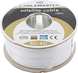 Cablemaster CM-105 Kablo 100 MT RG6/U4 - 2