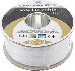 Cablemaster CM-105 Kablo 100 MT RG6/U4 - 2