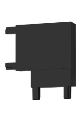 ACK AD45-96000 Slim Magnet Ray 90° Yatay Bağlantı Aparatı Sıva Üstü - 1