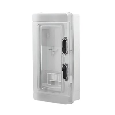 Çetinkaya 170x350x100 Monofaze Elektronik Saat 6 Sigorta Şeffaf Kap - 1