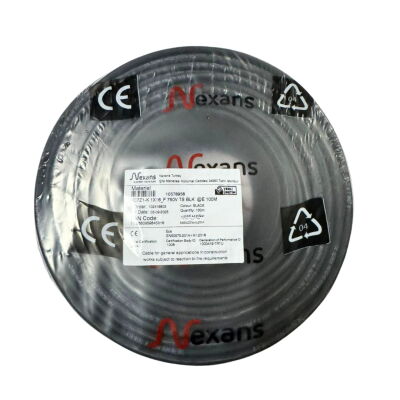 Nexans NYAF Kablo 16 mm² Siyah (H07Z1-K) Halogen Free 100'lük - 1