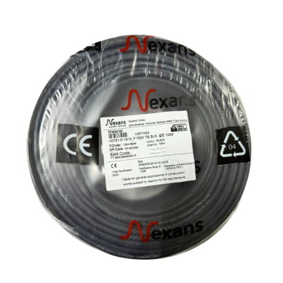 Nexans NYAF Kablo 10 mm² Siyah (H07Z1-K) Halogen Free 100'lük - 1