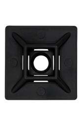 Gwest HW-3AB 19x19mm Siyah Yapışkan Kroşe - 1