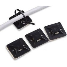 Gwest HW-3AB 19x19mm Siyah Yapışkan Kroşe - 2
